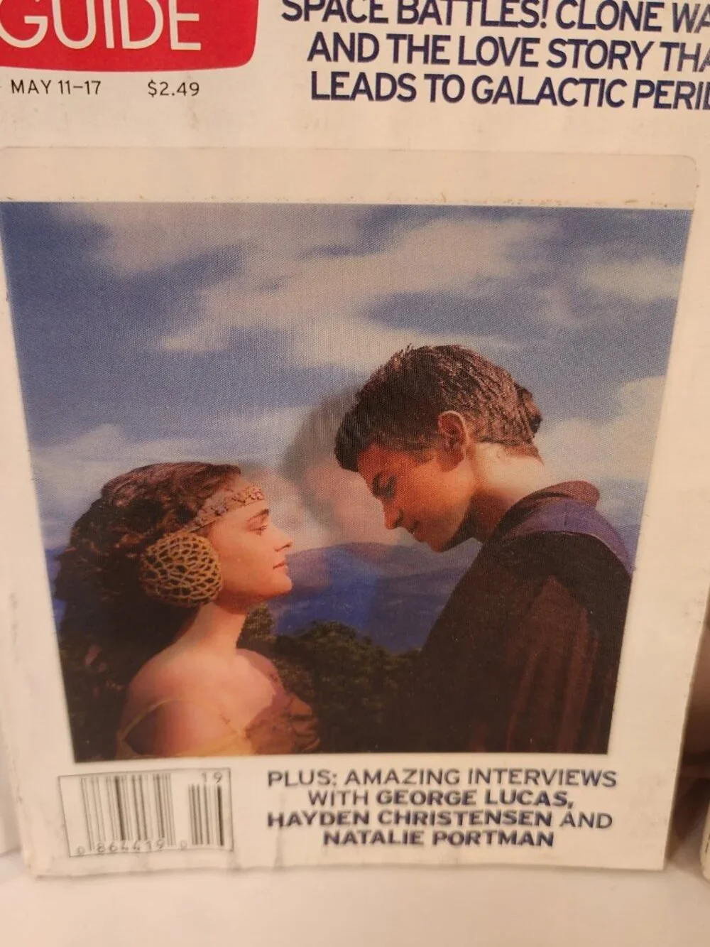 TV Guide Magazine LOT STAR WARS collectibles